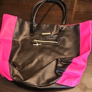 Juicy Couture Pink and Black Tote Bag